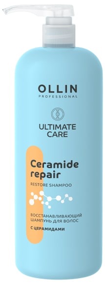 Шампунь восстанавливающий для волос с церамидами / Ultimate Care 1000 мл