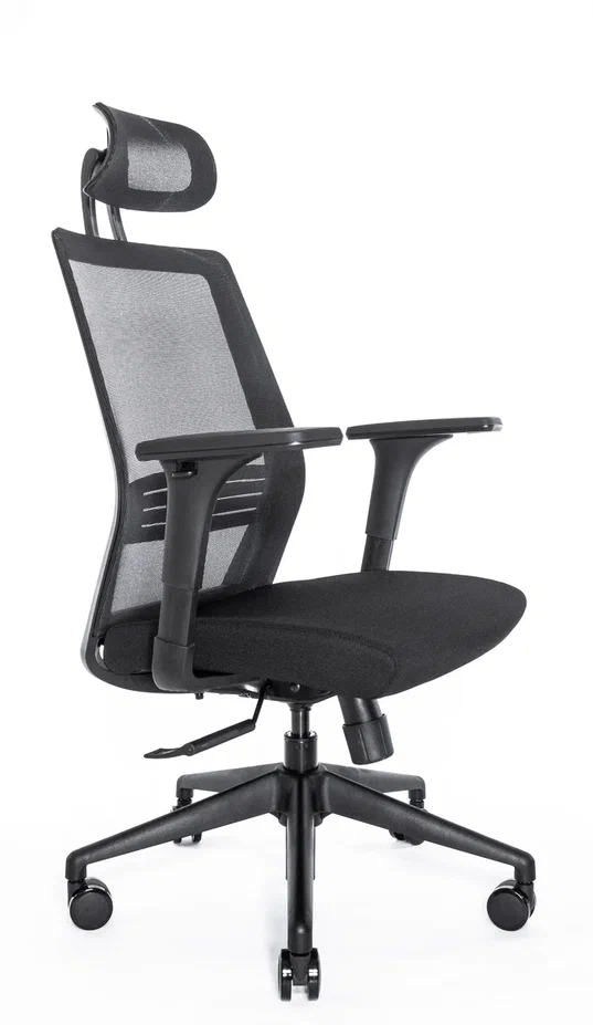 Офисное эргономичное кресло Soul (черный каркас/черное)