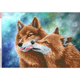 Biser-Art А544 Поцелуй волков набор для вышивки бисером купить в магазине Золотая Игла