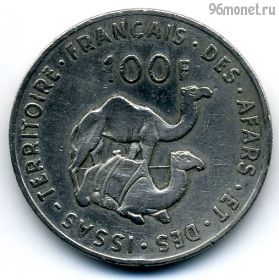 Фр. территория афаров и исса 100 франков 1975