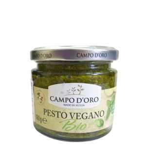 Соус Песто Веган био Campo d'Oro Pesto Vegano Bio 180 г - Италия