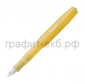 Ручка перьевая KAWECO FROSTED Sport F 0.7мм банановый 10001834