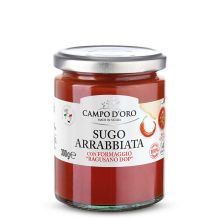 Соус томатный Campo d'Oro Аррабьята острый с сицилийским сыром Рагузано - 300 г (Италия)