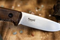Нож Kizlyar Supreme Santi AUS-8 StoneWash Орех