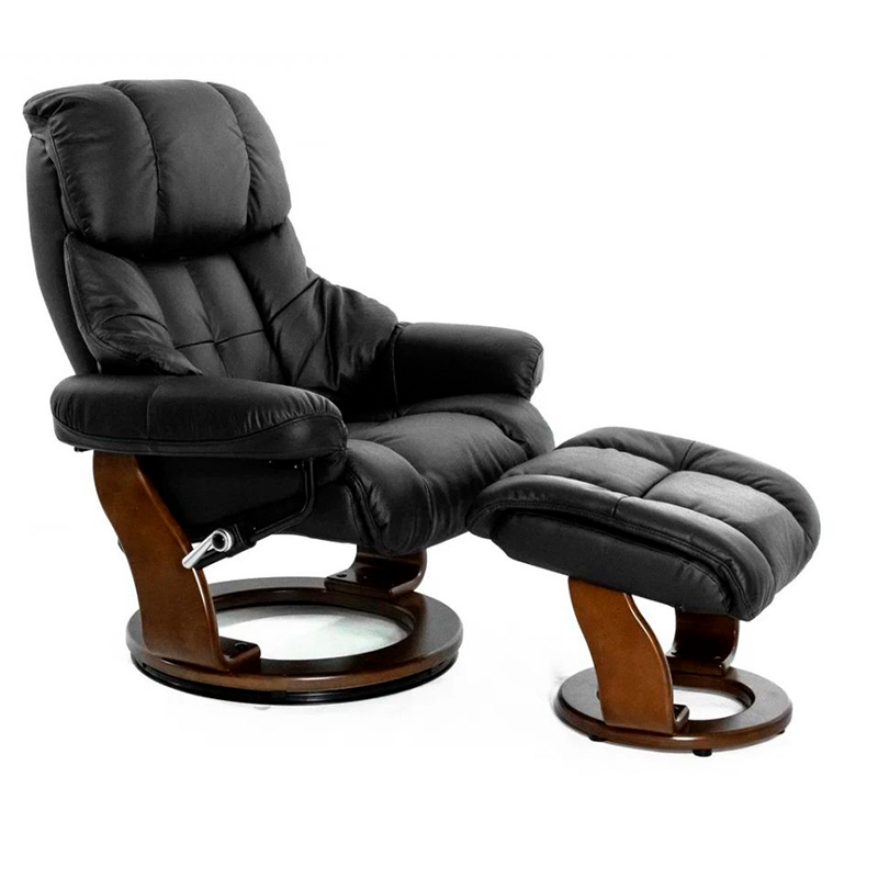 Кресло для отдыха Relax Lux 7438W (001 черный/029)