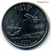 США 25 центов 2004 D Флорида