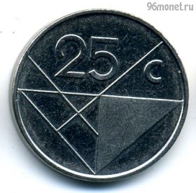 Аруба 25 центов 2002