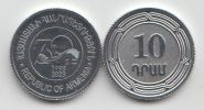 Армения 10 драмов "30 лет национальной валюте" 2023 год UNC
