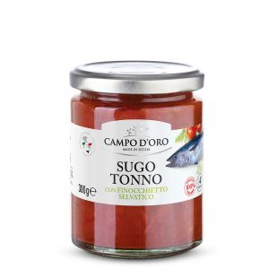 Соус томатный сицилийский с тунцом и фенхелем Campo d'Oro Sugo Tonno con Finocchietto Selvatico 300 г - Италия