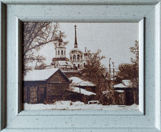 картина "Иркутск. Харлампиевская церковь"
