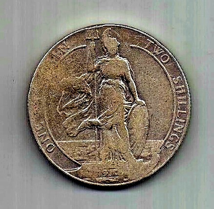 1 флорин 1910 Великобритания