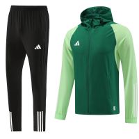 Спортивный костюм с капюшоном Adidas(зелёный) 23/24