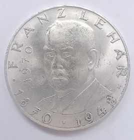 100 лет со дня рождения Франца Легара 25 шиллингов Австрия 1970