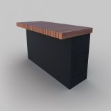 Барный стол "Takt 2", серия "Takt", 1650х600х1000