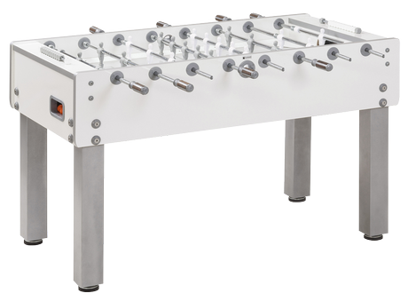 Игровой стол - футбол Garlando G-500 Pure White H2O (143x76x88см)