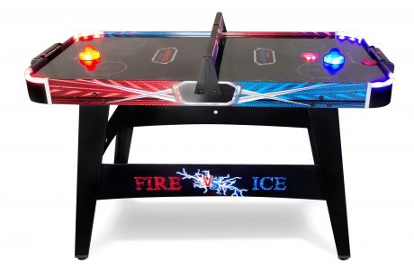 Игровой стол - аэрохоккей Fire & Ice 4ф
