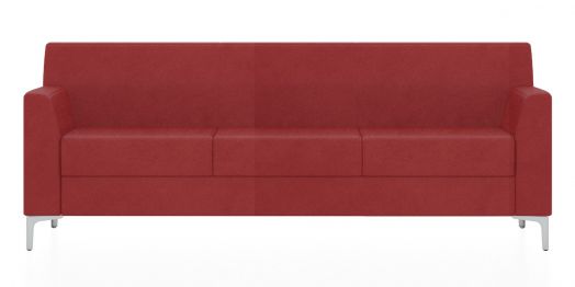 Трёхместный диван Смарт (Цвет обивки красный)