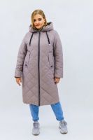 Демисезонная женская куртка осень-весна-еврозима 2810 [бежевый]