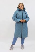 Демисезонная женская куртка осень-весна-еврозима 2810 [бирюзовый]