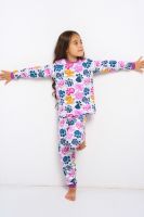 Лапуля - детская пижама теплая [лиловый]
