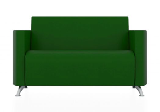 Двухместный диван Сити (Цвет обивки зелёный)