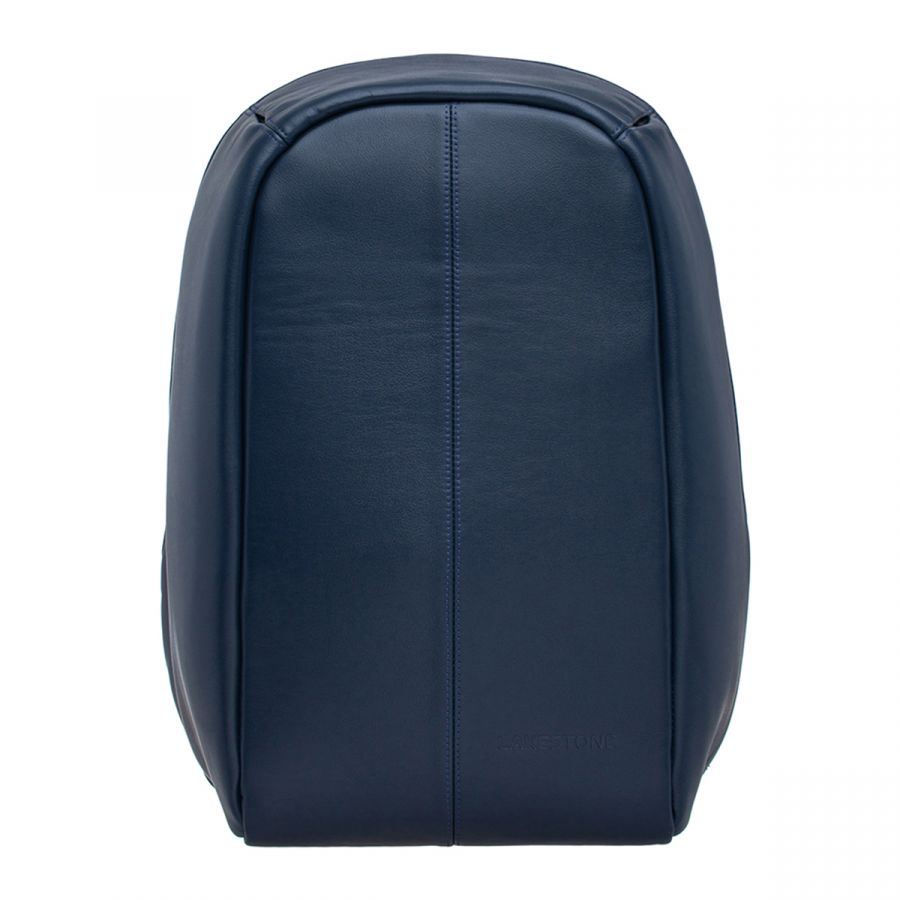 Мужской Кожаный рюкзак LAKESTONE Blandford Dark Blue 918310/DBL