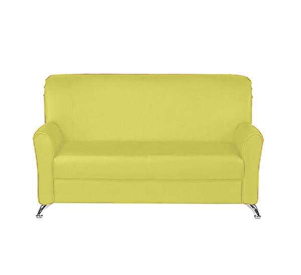 Двухместный диван Европа (Цвет обивки жёлтый/оливково-жёлтый)