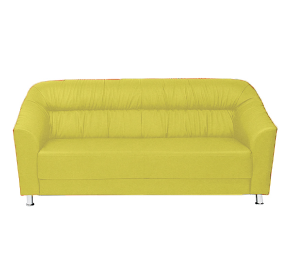 Трёхместный диван Райт (Цвет обивки жёлтый/оливково-жёлтый)