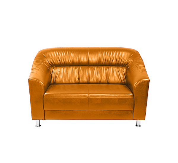 Двухместный диван Райт (Цвет обивки оранжевый)