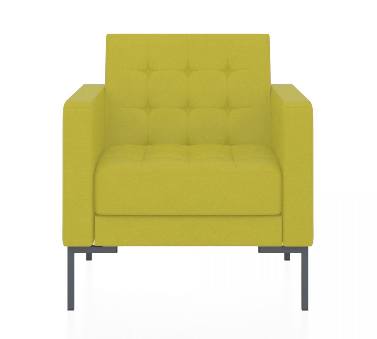 Кресло Нэкст (Цвет обивки жёлтый/оливково-жёлтый)