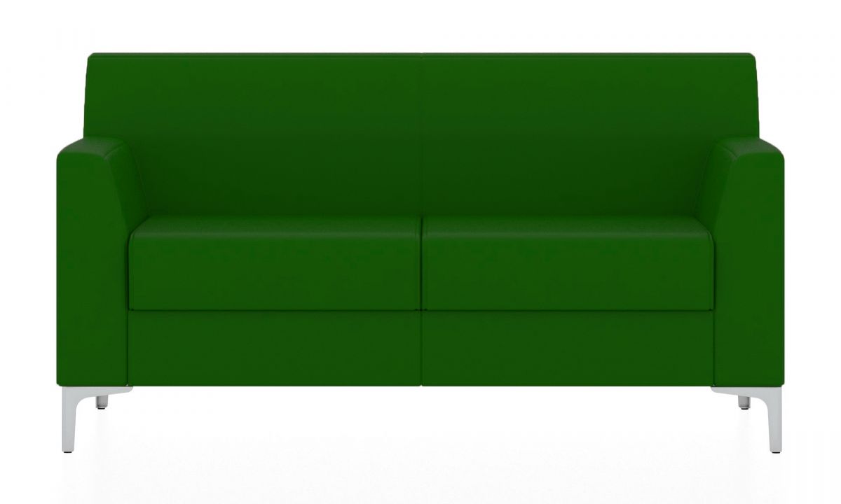 Двухместный диван Смарт (Цвет обивки зелёный)