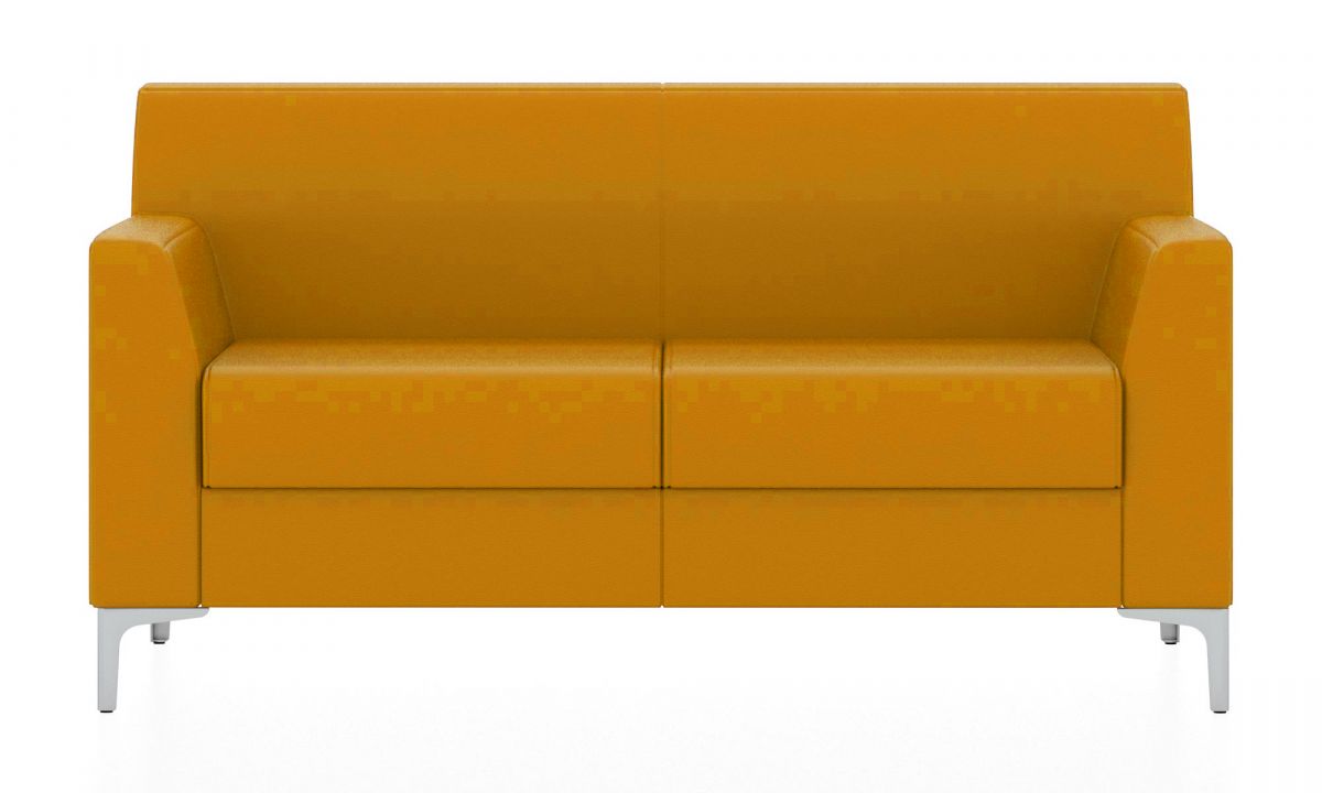 Двухместный диван Смарт (Цвет обивки оранжевый)