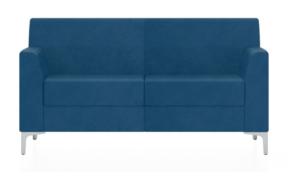 Двухместный диван Смарт (Цвет обивки синий)