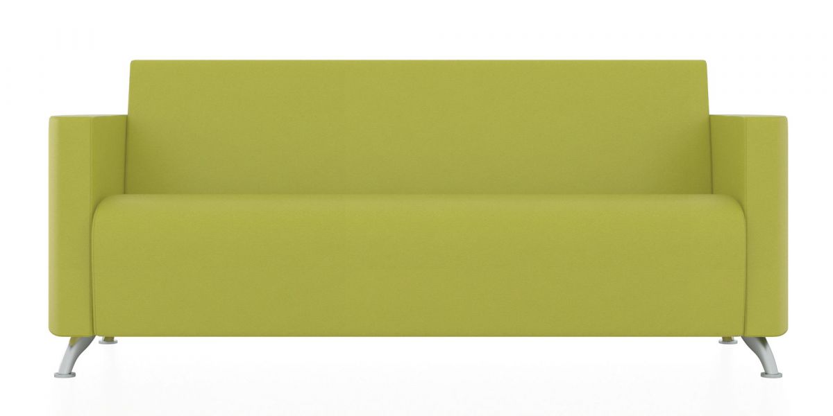 Трёхместный диван Сити (Цвет обивки жёлтый/оливково-жёлтый)