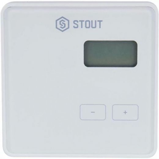Беспроводной комнатный регулятор STOUT R-8b, белый