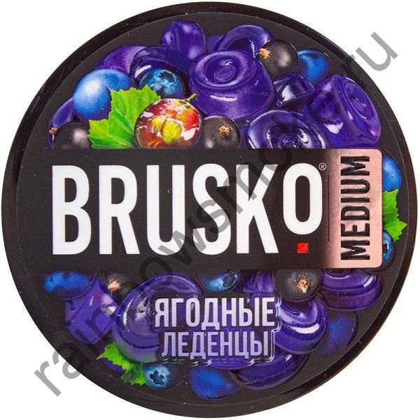 Brusko Medium  50 гр - Ягодные Леденцы (Berry Lollipops)