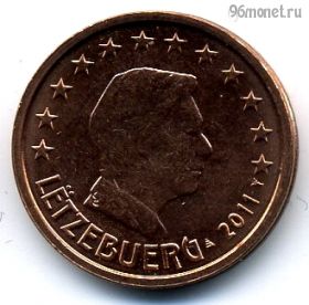 Люксембург 2 евроцента 2011