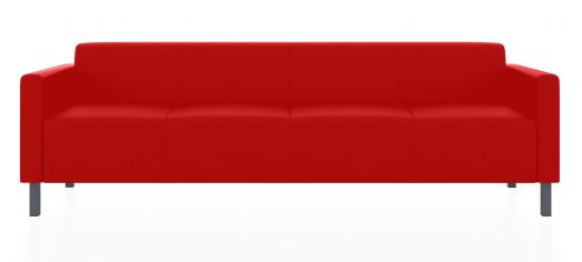 Четырехместный диван Евро (Цвет обивки красный)