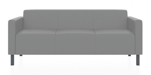 Трёхместный диван Евро (Цвет обивки серый)