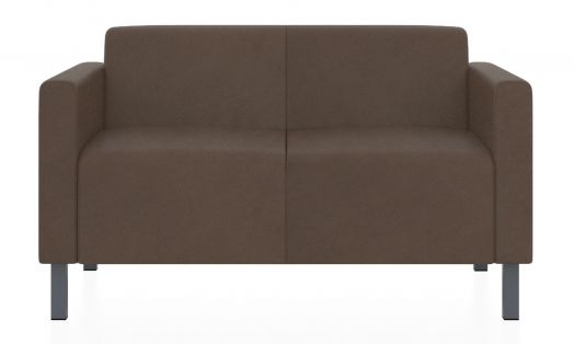 Двухместный диван Евро (Цвет обивки коричневый)