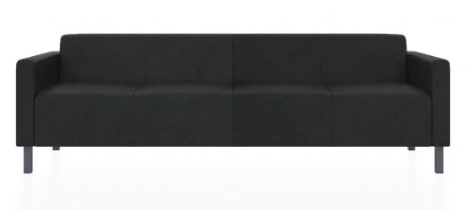 Четырехместный диван Евро (Цвет обивки чёрный)