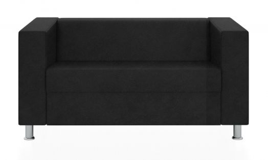 Двухместный диван Аполло (Цвет обивки чёрный)
