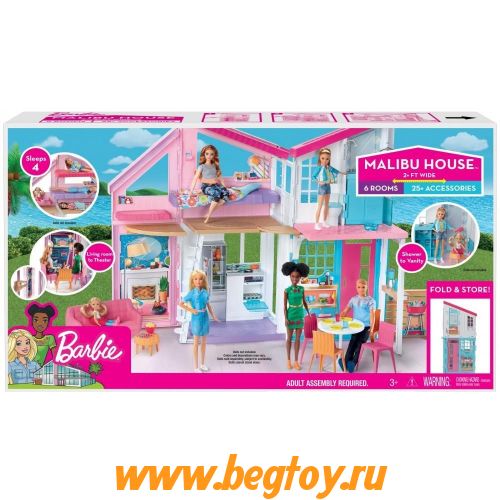 Набор игровой Barbie FXG57 дом Малибу