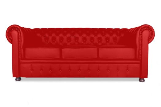 Трёхместный диван Честертон (Цвет обивки красный)