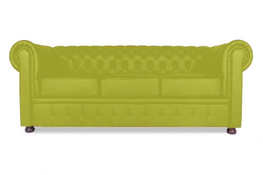 Трёхместный диван Честертон (Цвет обивки жёлтый/оливково-жёлтый)