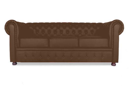 Трёхместный диван Честертон (Цвет обивки коричневый)