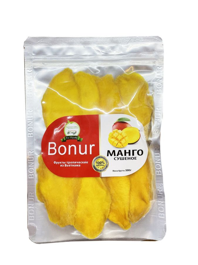 Манго "Bonur"  без сахара 250гр