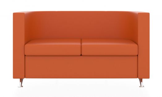 Двухместный диван Эрго (Цвет обивки оранжевый)