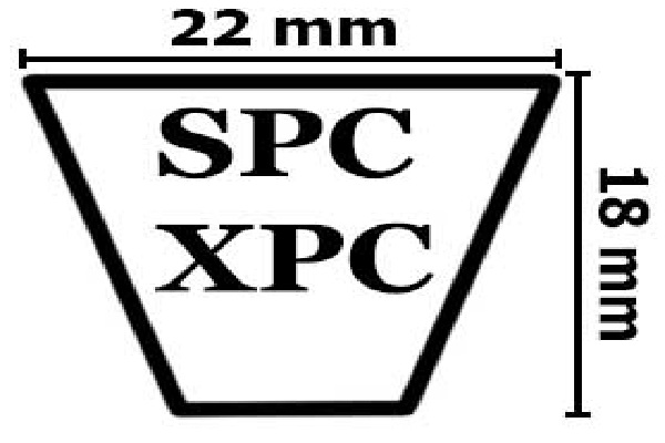 Ремень узкоклиновой SPC-7500 Lp