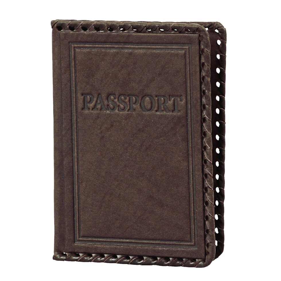 Макей Обложка на паспорт «Passport». Цвет коричневый
